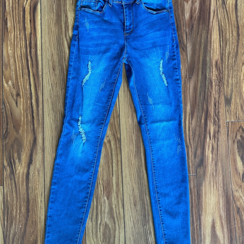 California Vintage Women's Blue Skinny Jeans- Size 3